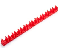 Гребенка из клипс для сантехнических труб Fedast для монтажных пистолетов, 16 мм, красный, 10 мест, 10 шт. GR10KL16-R