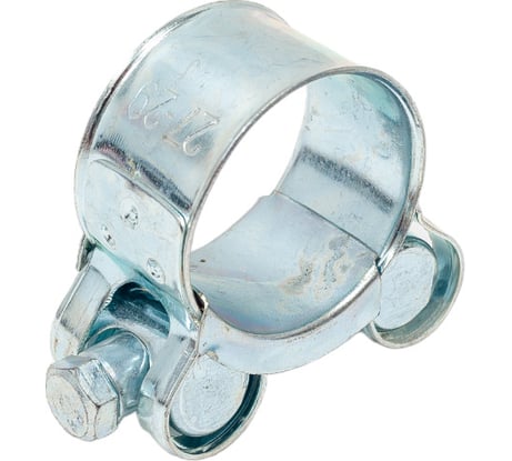 Хомут силовой шарнирный одноболтовый оцинкованный СВК w1 27-29 мм Н0000027649