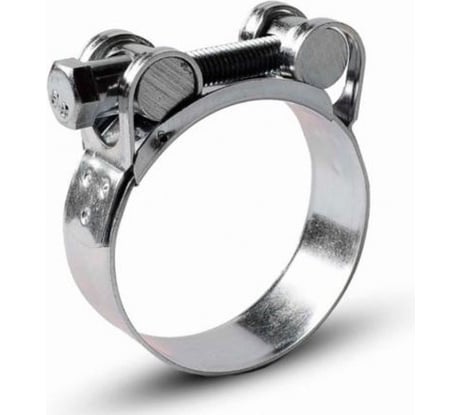 Хомут силовой шарнирный одноболтовый оцинкованный СВК w1 19-21 мм Н0000024624