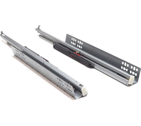 Направляющие JET VD 630FE насадного монтажа, полного выдвижения с доводчиком, L450мм B630FE.450ZIKS99