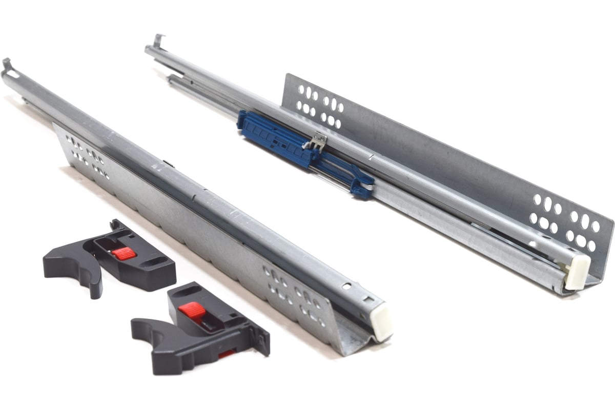 Направляющие JET VD 632FE Clip On скрытого монтажа полного выдвижения ...