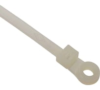 Стяжки с монтажным отверстием SapiSelco 110x2.5 мм, белые OCH.2.2123R