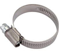 Хомуты "ЭКСПЕРТ" Зубр из нержавеющей стали с накатной лентой НЛ-12, 25-40 мм, 100 шт 37822-25-40-100