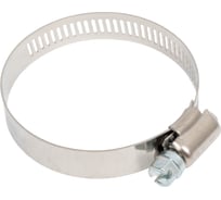 Хомуты "ЭКСПЕРТ" Зубр, нержавеющая сталь, просечная лента 12 мм, 38-59 мм, 4 шт 37815-038-59-4