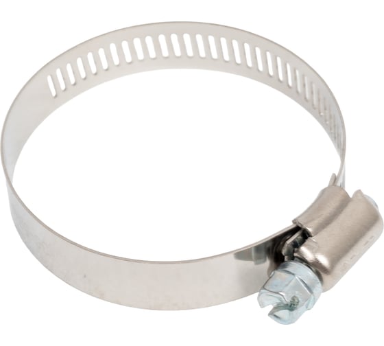 Хомуты "ЭКСПЕРТ" Зубр, нержавеющая сталь, просечная лента 12 мм, 38-59 мм, 4 шт 37815-038-59-4 1