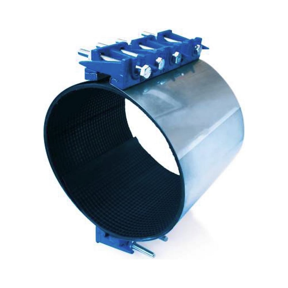 Хомут ремонтный с чугун. замком АТКА L=300мм Ду450 (465-487), составной ...