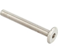 Мебельный плоский винт Element М6x 50мм белый цинк 30 шт 116510