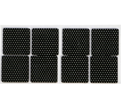 Накладка мебельная ТУНДРА из войлока, 38x38 мм, клейкая поверхность, 8 шт. 9938817