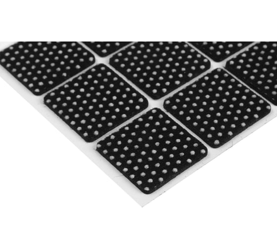Накладка мебельная ТУНДРА из войлока, 25x25 мм, клейкая поверхность, 18 шт. 9938818