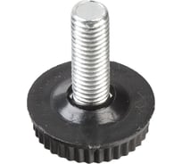 Ножка пластмасса+металл с резьбой Element М10 хром 2 шт 132010