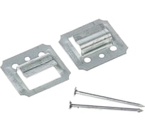 Кляймер ТУНДРА №3 оцинкованный, с гвоздями, 100 шт. 2644479