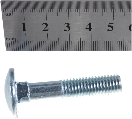 Мебельные болты МТК DIN 603 оцинк. 5 кг (примерно 130 шт) 10,0 x 50 1186100050