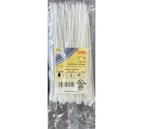 Стяжка для кабеля Terminator 160x2.5 белая, 100 шт. Cobra/Italy Natural 9100237