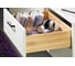 Направляющая Hettich L-420 Quadro V6/30 Silent System левая П/В с аморт., InnoTech, ЕВ 12,5 КВАДРО 3