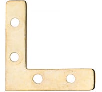 Уголок плоский мебельный Suki 30x30x10x1,5мм хром 12 шт 158920