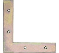 Плоский уголок Suki 75x75x15x1,25мм хром 4 шт 158850