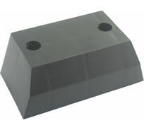 Опора прямоугольная Металлист h=40 L=110 мм, пластмасса, чёрная, 50 шт. 0000000002182