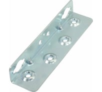 Угловой мебельный соединитель Металлист 127 мм, цинк, 50 шт. 0000000000960