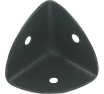 Трехсторонний уголок Металлист 30х30х30 мм, пол. черный, 200 шт. 0000000001969