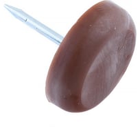 Пункт пластмассовый с гвоздем Element 22 мм коричневый 4 шт 131500