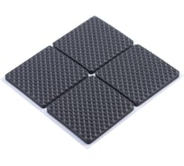 Резиновый самоклеящийся пункт Element черный 40х40 мм черный 4 шт 153190