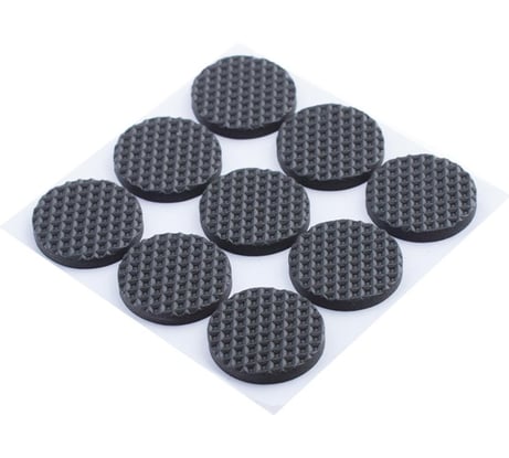 Резиновый самоклеящийся пункт Element черный D28 мм черный 9 шт 153160