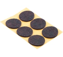 Фетровый самоклеящийся пункт Element D30 мм темный 6 шт 123260