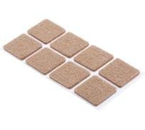 Фетровый самоклеящийся пункт 25х25 темный 8 шт 188720