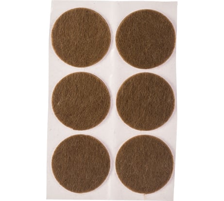 Фетровый самоклеящийся пункт Element D35 мм темный 6 шт 188730