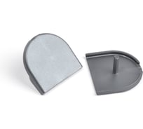 Заглушка на корпус ООО "ГАРД" RAFIX20 №17 серый перламутр, Ral-9022 20 шт. 01-00008604