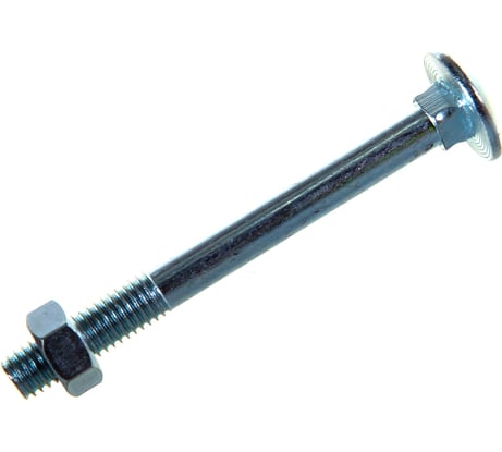 Болт ЕВРОПАРТНЕР DIN603 с п.кр. гол. и кв.подголовком с гайкой Zn M 8 x 80 2 шт. 6 0531 1
