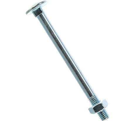 Болт ЕВРОПАРТНЕР DIN603 с п.кр. гол. и кв.подголовком с гайкой Zn M10 х120 2 шт. 6 0543 3