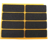 Самоклеящийся фетровый пункт Стройбат fix-o-moll 16x44 мм, коричневый, 8 шт. 245740