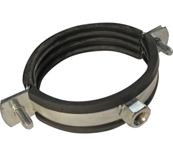 Хомут сантехнический ЦКИ 47-50, м8, 1 1/2", цинк, 10 шт. 28797