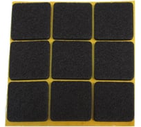 Самоклеящийся фетровый пункт Стройбат fix-o-moll 25x25 мм, коричневый, 9 шт. 245710