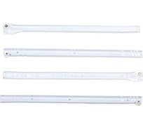 Направляющие роликовые Стройбат 550x1,1 мм белый 1 шт 136900