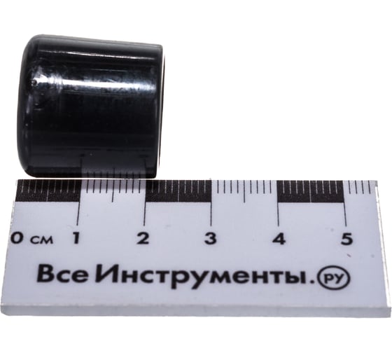 Защитный наконечник для мебельных ножек Стройбат fix-o-moll D18 мм черный 4 шт 246250
