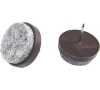 Фетровый пункт с гвоздем Стройбат fix-o-moll D28 мм коричневый 4 шт 246020