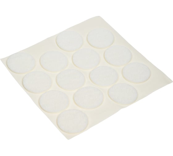 Подкладка ЕВРОПАРТНЕР фетр бел. 28 мм 12 шт. 6 9184 2