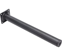 Мебельная ножка Стройбат d 30x300 черный 1 шт 341620