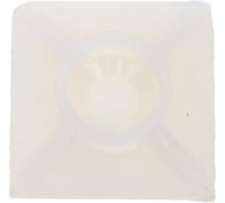 Монтажная база DKC двойная, самоклеящаяся, 19x19, спец. состав, белая, для хомутов шириной до 3,6 мм, 1 шт. 25467SR3MV