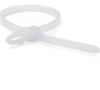 Хомут DKC с монтажным основанием под отверстие 4,9 мм, Р6.6, белый, 4,8x200, 1 шт. 252205SR M 252205SR-M