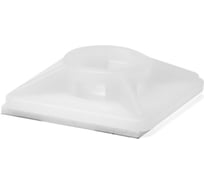 Монтажная база DKC двойная, самоклеящаяся, 28x28, спец. состав, белая, для хомутов шириной до 4,8 мм, 1 шт. 25473SR3MV