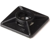 Монтажная база DKC двойная, самоклеящаяся, 19x19, спец. состав, черная, для хомутов шириной до 3,6 мм, 1 шт. 25469SR3MV