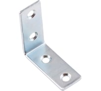 Мебельный уголок Стройбат 40х40х16х1,8 белый цинк 1 шт 554020