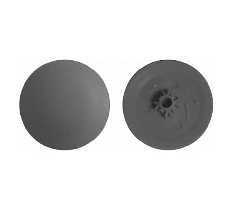 Заглушка КРЕП-КОМП под саморез №2 темно-серая PH2/PZ2 1000шт зпс2 тем.серый