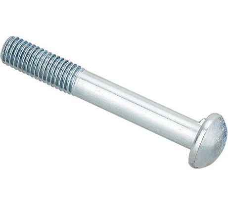 Мебельный болт с усом DIN 607, 6x25 мм, белый цинк Стройбат 25760