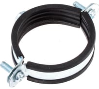 Хомут с винтовым креплением Стройбат 3" 86-91 мм белый цинк 10 шт 551770