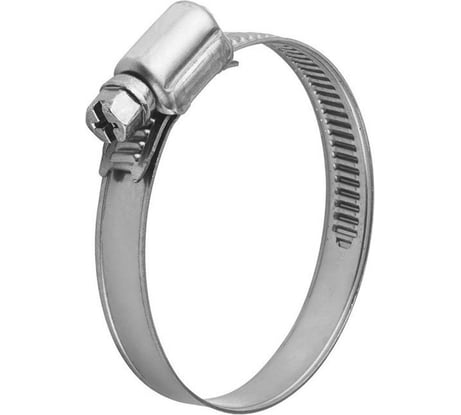 Червячный хомут Крепстандарт нерж.сталь 60-80 2шт европодвес к1826