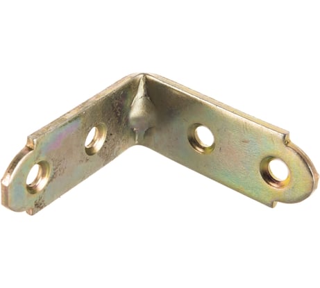 Мебельный угол КрепСтройГрупп узкий, жёлтый цинк, KWZ2 40х40х17х2 мм 145538